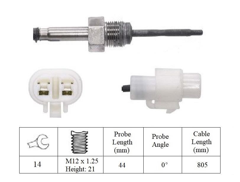 Lucas Electrical LGS7159 Датчик температури відпрацьованих газів LGS7159: Приваблива ціна - Купити у Польщі на 2407.PL!