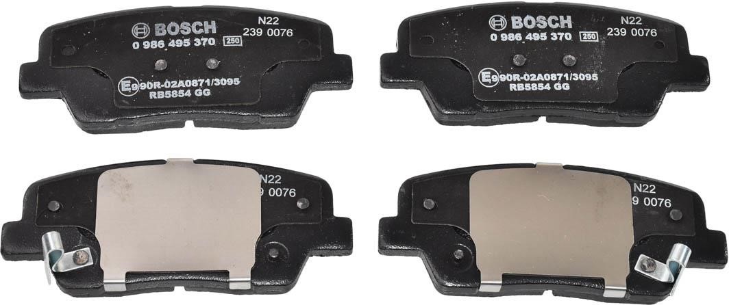 Bosch 0 986 495 370 Brake Pad Set, disc brake 0986495370: Buy near me in Poland at 2407.PL - Good price!