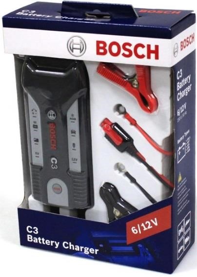 Зарядное устройство BOSCH C3 6&#x2F;12V 3,8А, емкость аккумулятора 6V-14Ah, 12V-120Ah Bosch 0 189 999 03M