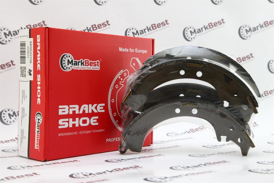 MarkBest MRB20708 Brake shoe set MRB20708: Buy near me in Poland at 2407.PL - Good price!