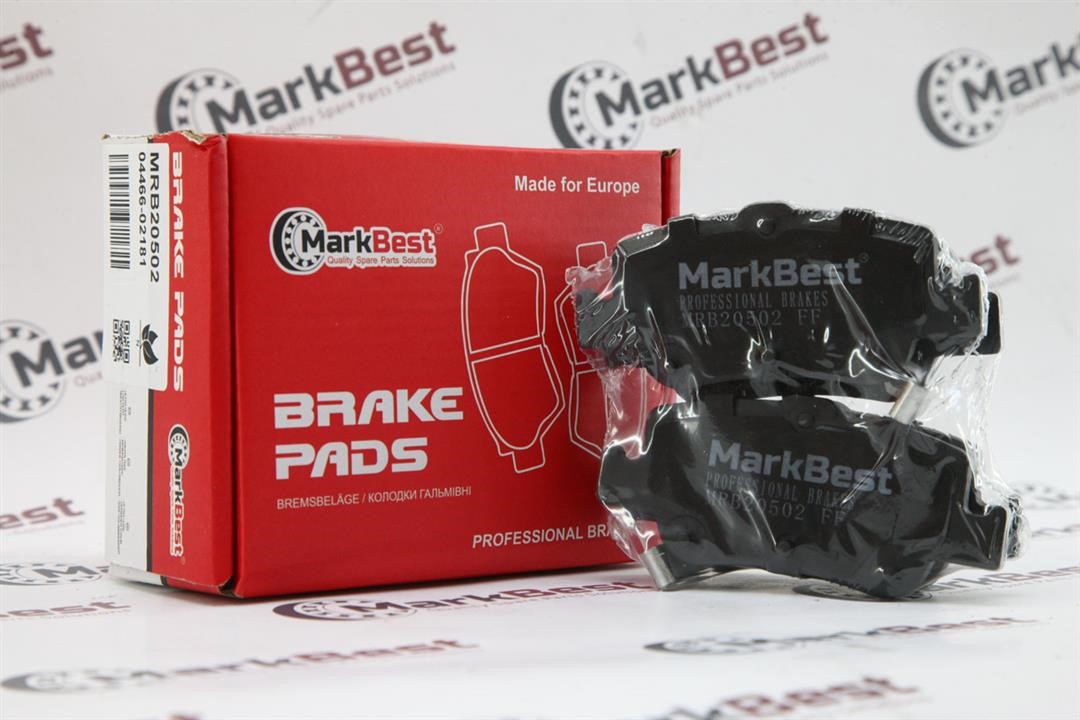 MarkBest MRB20502 Brake Pad Set, disc brake MRB20502: Buy near me at 2407.PL in Poland at an Affordable price!