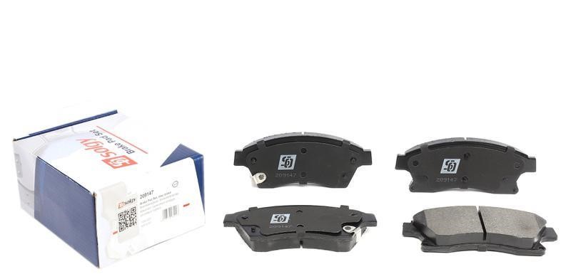 Solgy 209147 Front disc brake pads, set 209147: Buy near me in Poland at 2407.PL - Good price!