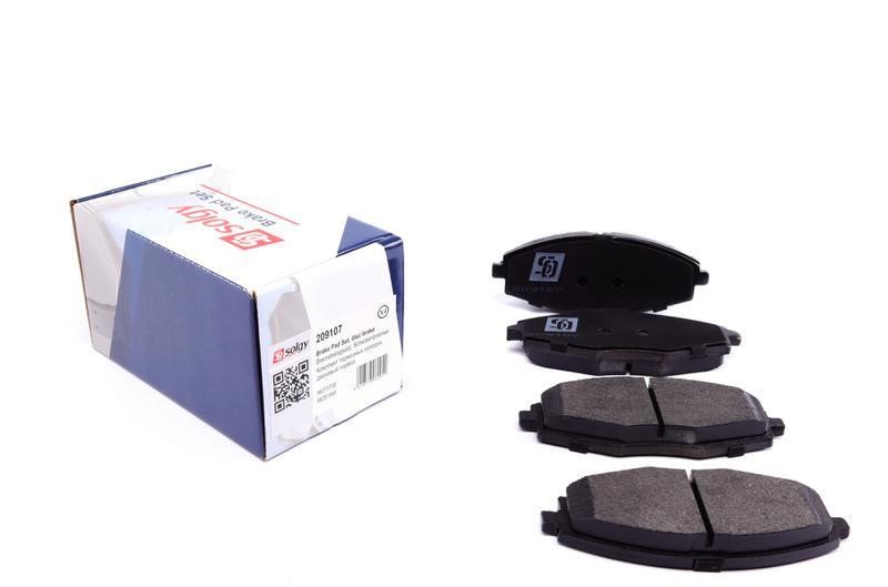 Solgy 209107 Тормозные колодки дисковые передние, комплект 209107: Отличная цена - Купить в Польше на 2407.PL!