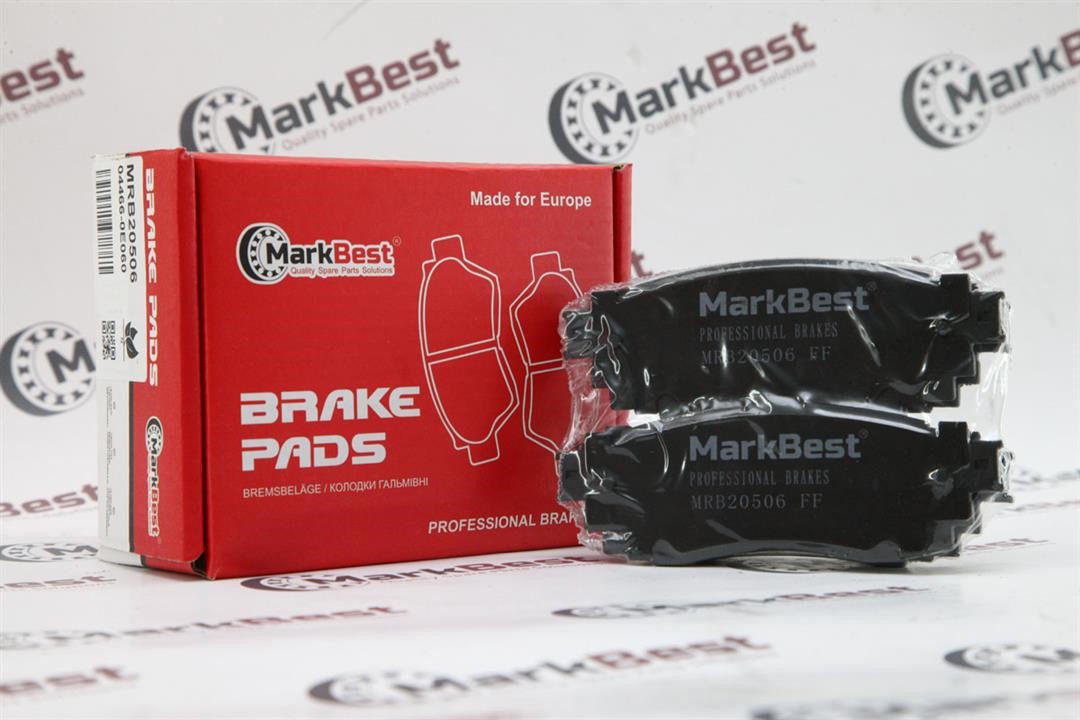 MarkBest MRB20506 Brake Pad Set, disc brake MRB20506: Buy near me in Poland at 2407.PL - Good price!