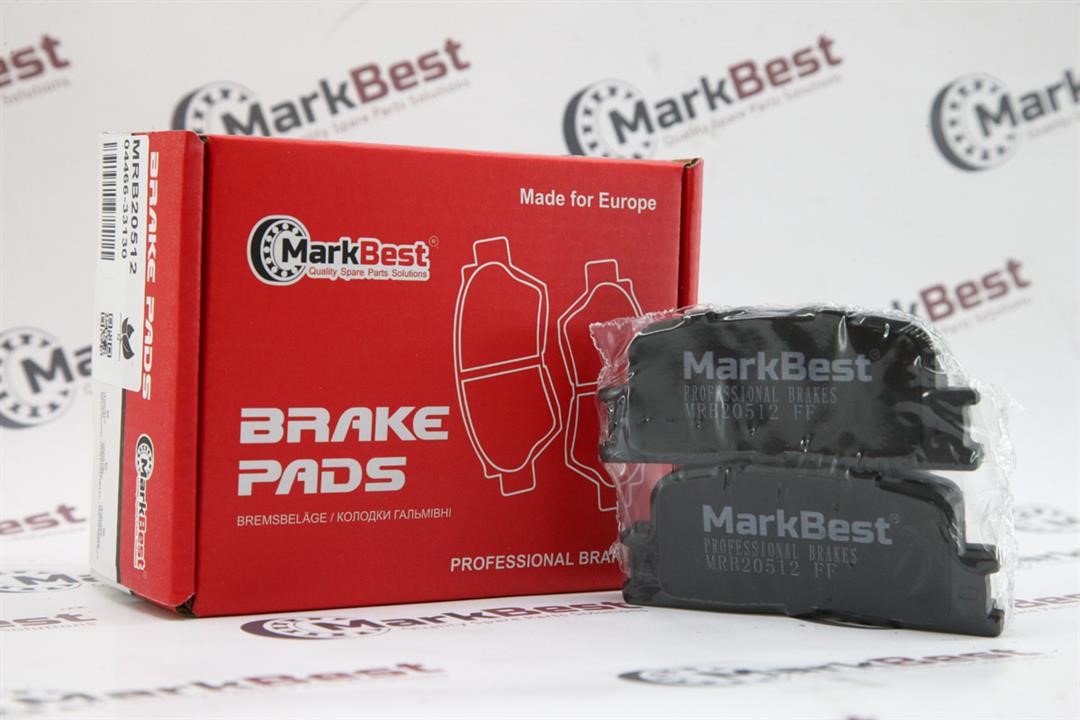 MarkBest MRB20512 Brake Pad Set, disc brake MRB20512: Buy near me in Poland at 2407.PL - Good price!