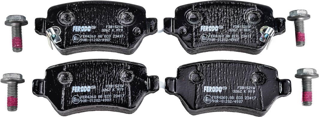 Ferodo FDB1521W Тормозные колодки дисковые FERODO PREMIER, комплект FDB1521W: Отличная цена - Купить в Польше на 2407.PL!