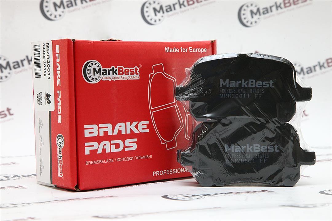 MarkBest MRB20011 Brake Pad Set, disc brake MRB20011: Buy near me in Poland at 2407.PL - Good price!