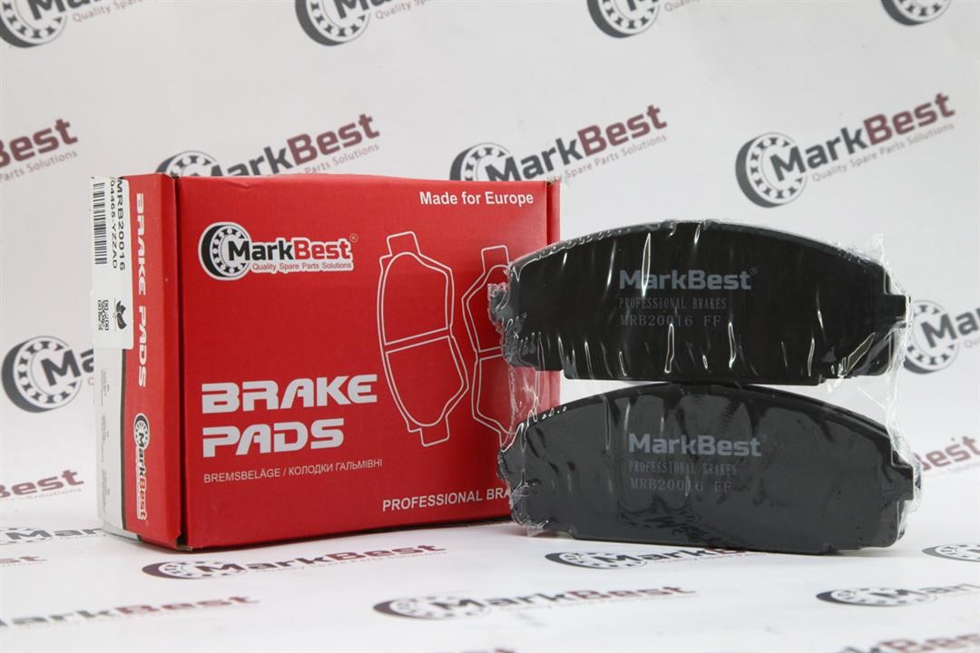 MarkBest MRB20016 Brake Pad Set, disc brake MRB20016: Buy near me in Poland at 2407.PL - Good price!