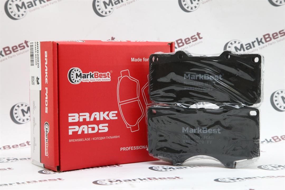 MarkBest MRB20020 Brake Pad Set, disc brake MRB20020: Buy near me in Poland at 2407.PL - Good price!