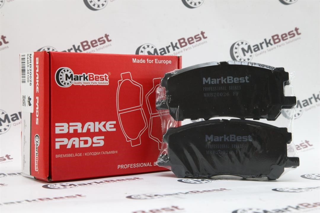 MarkBest MRB20026 Тормозные колодки дисковые, комплект MRB20026: Отличная цена - Купить в Польше на 2407.PL!