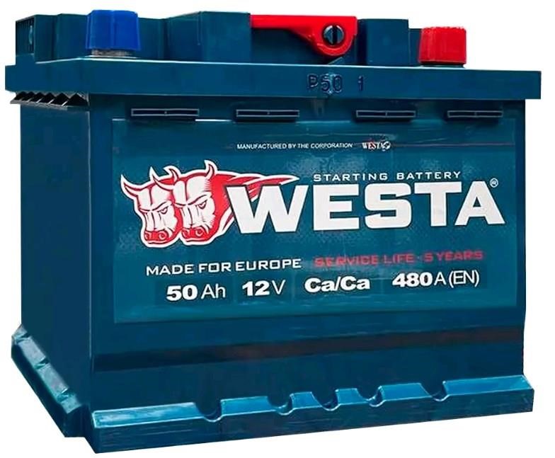 Westa WPR500 Battery WESTA 6CT-50 12V 50Ah 480(EN) R+ WPR500: Buy near me in Poland at 2407.PL - Good price!