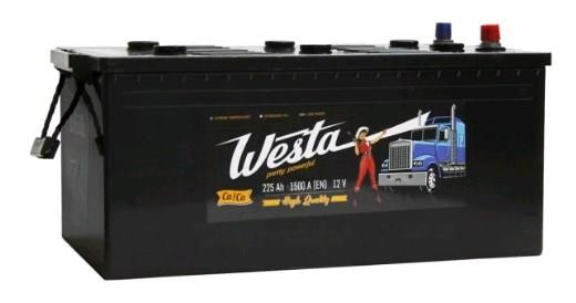 Westa WPP225 Battery WESTA 6CT-225 Pretty Powerful 12V 225Ah 1500(EN) L+ WPP225: Buy near me in Poland at 2407.PL - Good price!