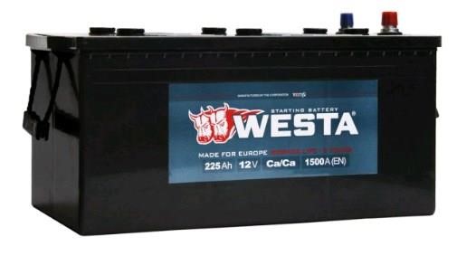 Westa WPR225 Battery WESTA 6CT-225 12V 225Ah 1500(EN) L+ WPR225: Buy near me in Poland at 2407.PL - Good price!