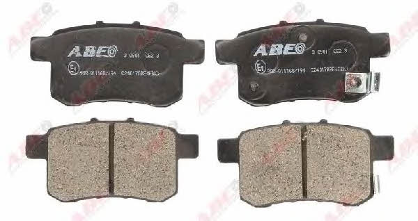 ABE C24017ABE Rear disc brake pads, set C24017ABE: Buy near me in Poland at 2407.PL - Good price!