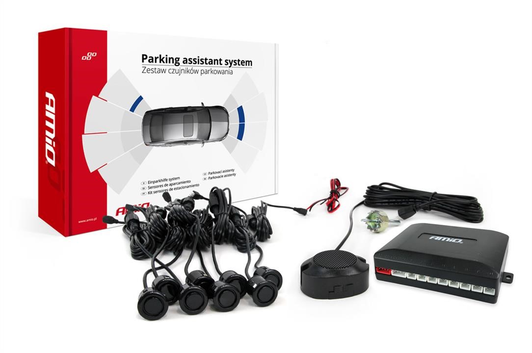 AMiO 01604 Parking assistance system (parktronic) 01604: Buy near me in Poland at 2407.PL - Good price!