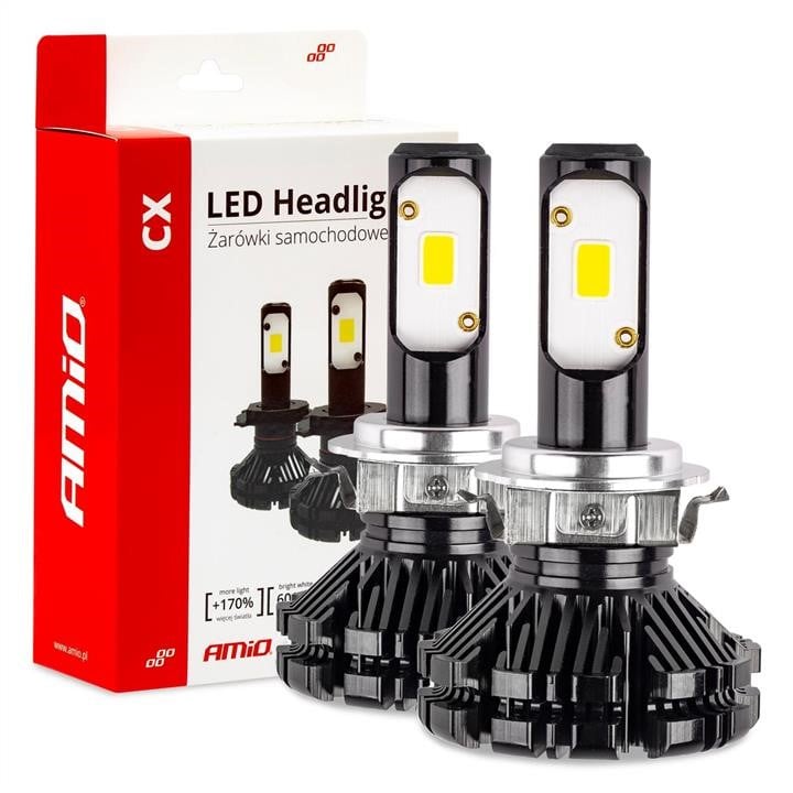 AMiO 01076 Лампа светодиодная AMiO 12В LED Headlight CX Series H7-6 2018 01076: Отличная цена - Купить в Польше на 2407.PL!