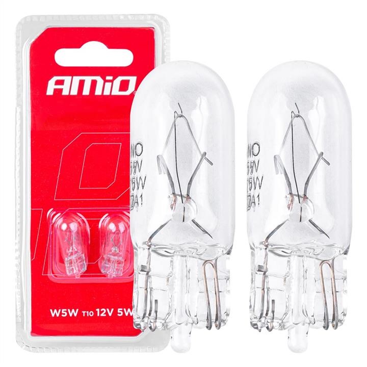 AMiO 03346 Incandescent lamp AMiO 12V T10 W5W W2.1x9.5d 03346: Buy near me in Poland at 2407.PL - Good price!