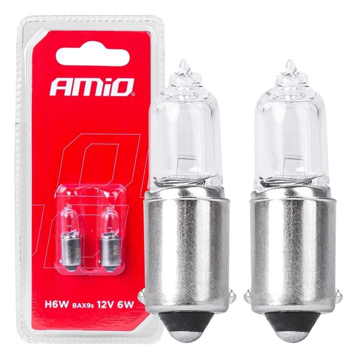 AMiO 03355 Incandescent lamp AMiO 12V H6W 6W BAX9S 03355: Buy near me in Poland at 2407.PL - Good price!
