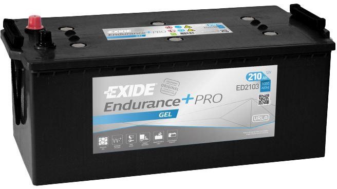 Exide ED2103 Akumulator Exide Endurance + PRO GEL 12V 210Ah 1000A(EN) L+ ED2103: Dobra cena w Polsce na 2407.PL - Kup Teraz!