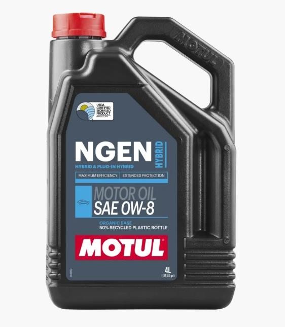 Motul 111845 Engine oil Motul NGEN Hybrid 0W-8, 4L 111845: Buy near me at 2407.PL in Poland at an Affordable price!