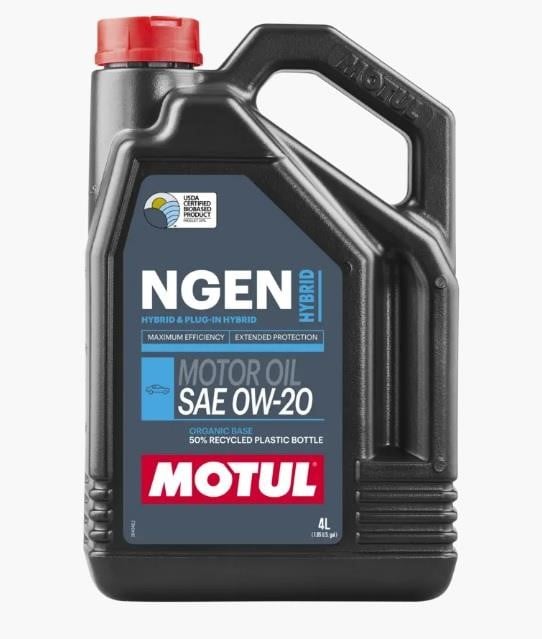 Motul 111902 Engine oil Motul NGEN Hybrid 0W-20, 4L 111902: Buy near me in Poland at 2407.PL - Good price!