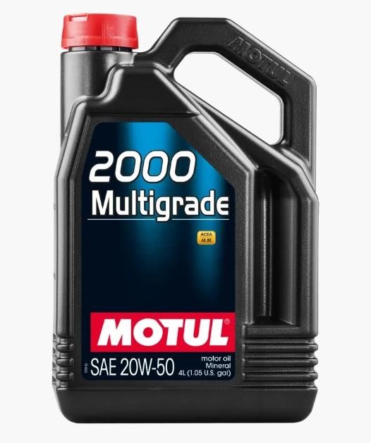 Motul 100310 Engine oil Motul 2000 MULTIGRADE 20W-50, 4L 100310: Buy near me in Poland at 2407.PL - Good price!