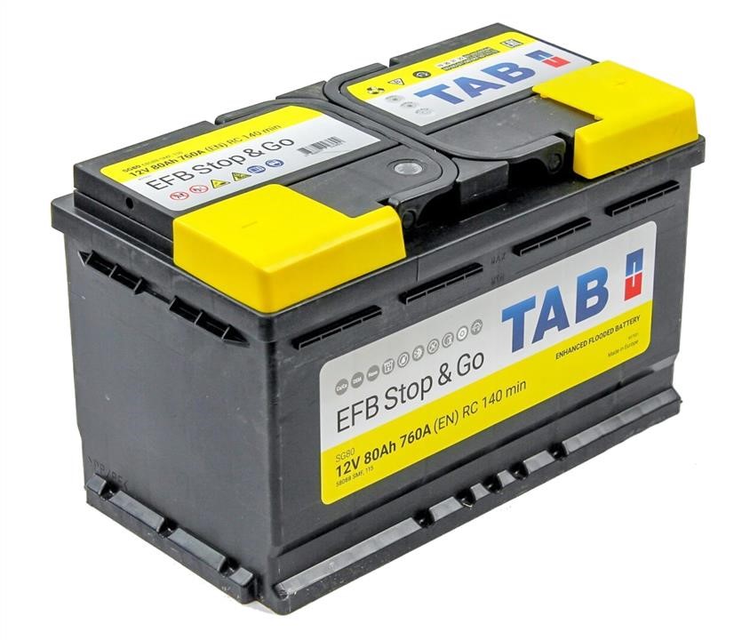 TAB 212080 Battery TAB Magic EFB Start-Stop 12V 80Ah 760A(EN) R+ 212080: Buy near me in Poland at 2407.PL - Good price!