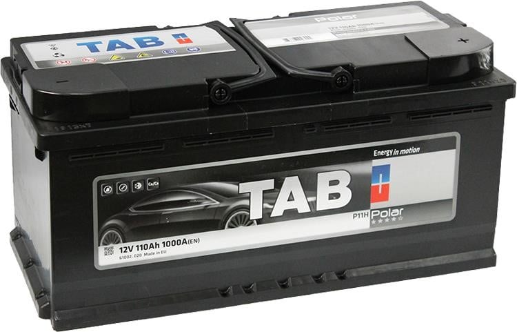 TAB 245610 Battery TAB Polar 12V 110Ah 1000A(EN) R+ 245610: Buy near me in Poland at 2407.PL - Good price!