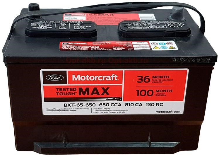 Ford BXT6-5650 Battery Ford MAX 12V 65Ah 650A(EN) R+ BXT65650: Buy near me in Poland at 2407.PL - Good price!