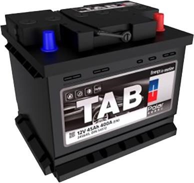 TAB 245645 Battery TAB Polar 12V 45Ah 400A(EN) R+ 245645: Buy near me in Poland at 2407.PL - Good price!