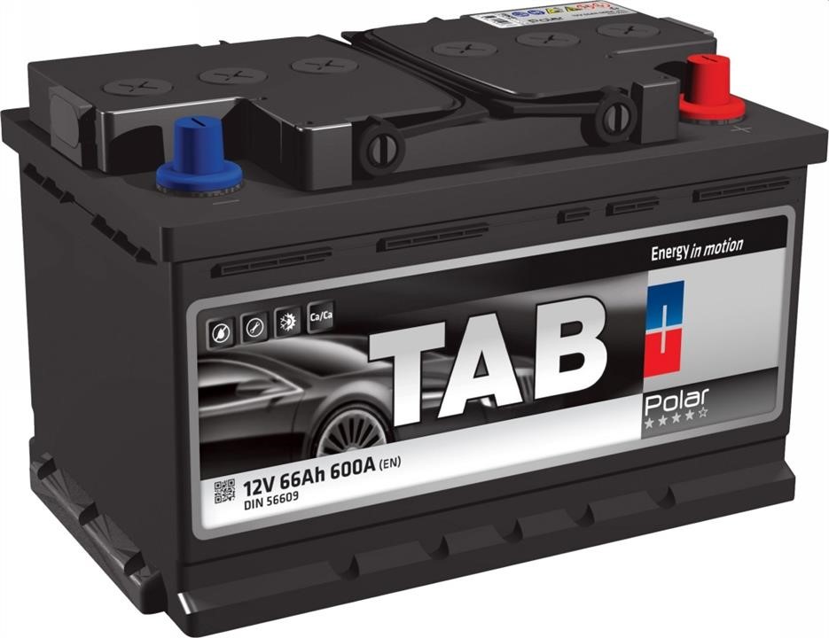 TAB 245666 Battery TAB Polar 12V 66Ah 600A(EN) R+ 245666: Buy near me in Poland at 2407.PL - Good price!