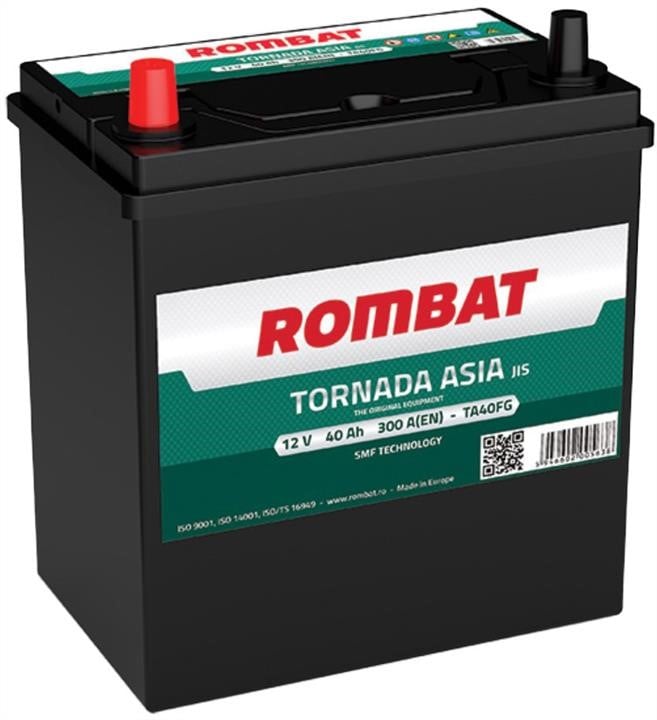 ROMBAT TA40FG Battery Rombat Tornada 12V 40Ah 300A(EN) L+ TA40FG: Buy near me in Poland at 2407.PL - Good price!