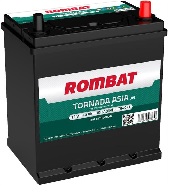 ROMBAT TA40FT Starterbatterie Rombat Tornada 12V 40Ah 300A(EN) R+ TA40FT: Bestellen Sie in Polen zu einem guten Preis bei 2407.PL!