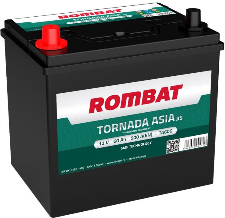 ROMBAT TA60G Battery Rombat Tornada 12V 60Ah 500A(EN) L+ TA60G: Buy near me in Poland at 2407.PL - Good price!