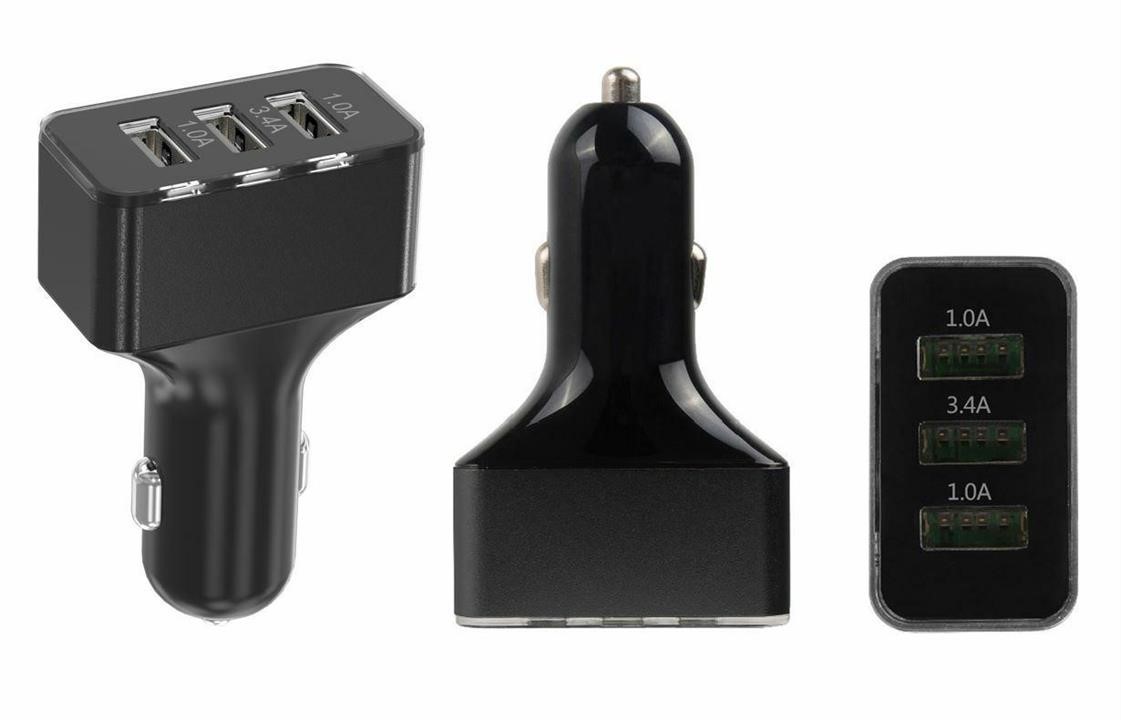 Carcommerce 68712 Car charger 3 USB ports 3.4A Max. 68712: Buy near me in Poland at 2407.PL - Good price!