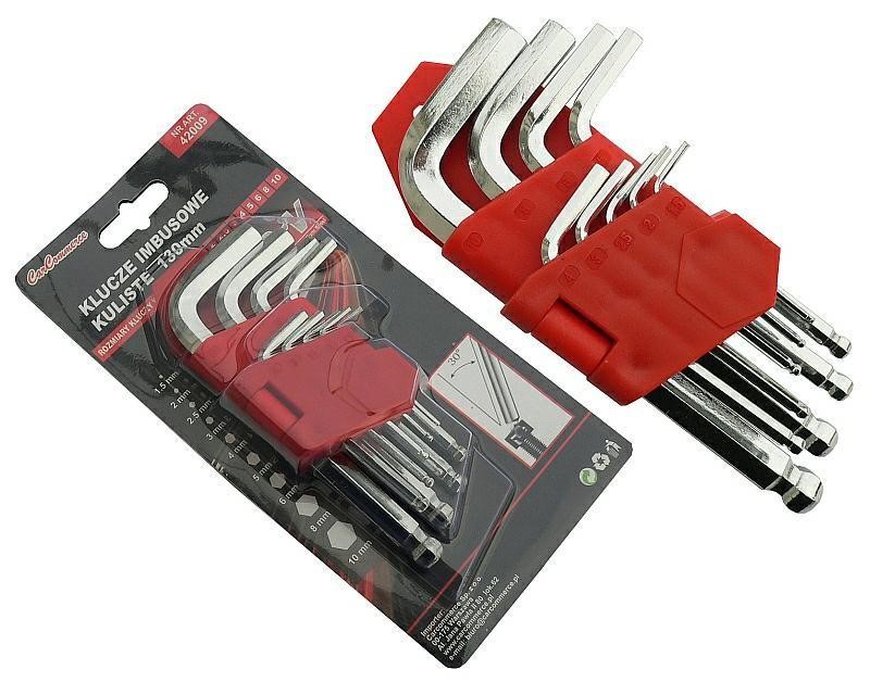 Carcommerce 42009 Ballpoint Hex Key Wrench - 130mm -9 Pcs 42009: Buy near me in Poland at 2407.PL - Good price!