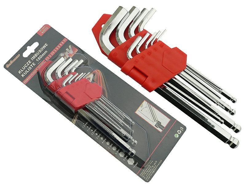 Carcommerce 42010 Ballpoint Hex Key Wrench - 180mm -9 Pcs 42010: Buy near me in Poland at 2407.PL - Good price!