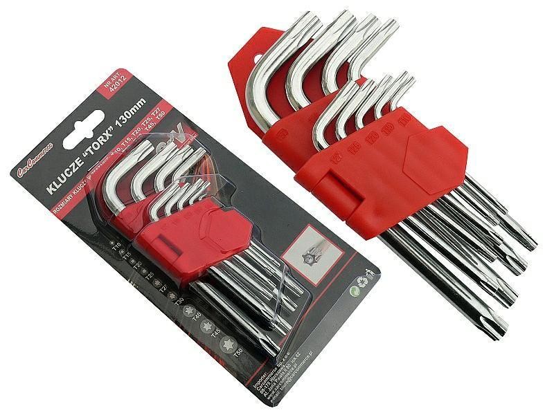 Carcommerce 42012 Torx Wrench - 130 mm -9 Pcs. T10 - T50 42012: Buy near me in Poland at 2407.PL - Good price!