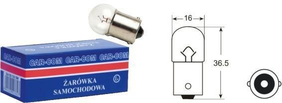 Carcommerce 42361 Glow bulb 12V BA15s 10W 42361: Buy near me in Poland at 2407.PL - Good price!