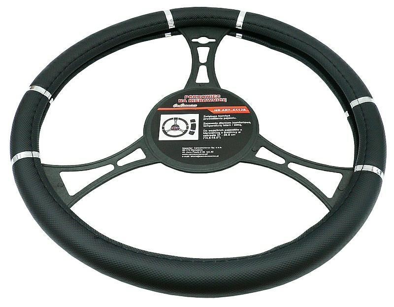 Carcommerce 61128 Steering Wheel Cover Black 61128: Buy near me in Poland at 2407.PL - Good price!