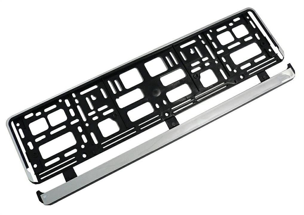 Carcommerce 47540 Frame for number, Silver 47540: Buy near me in Poland at 2407.PL - Good price!