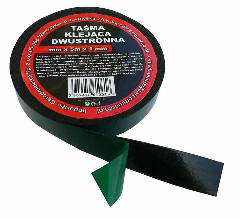 Carcommerce 61058 Double Sided Tape 9mm х 5m Italy 61058: Buy near me in Poland at 2407.PL - Good price!