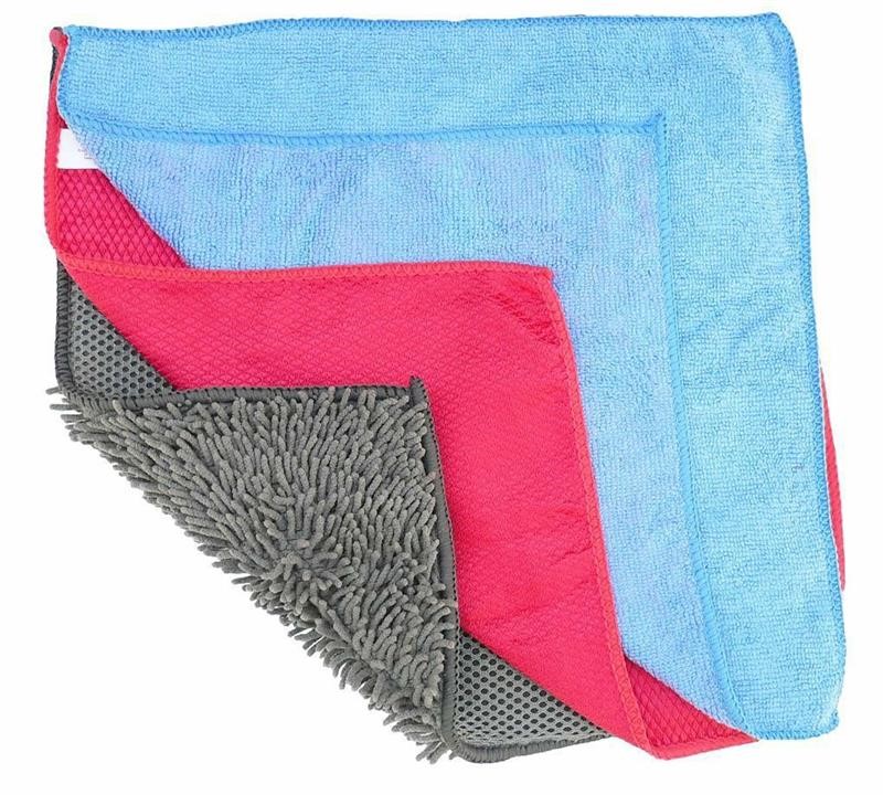 Carcommerce 61273 Microfiber cloth - Set "Clara" 3 pcs 30 X 30 cm 61273: Buy near me in Poland at 2407.PL - Good price!