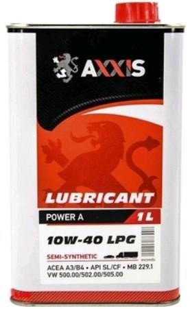 AXXIS 48021043873 Engine oil AXXIS LPG Power A 10W-40, 1L 48021043873: Buy near me in Poland at 2407.PL - Good price!