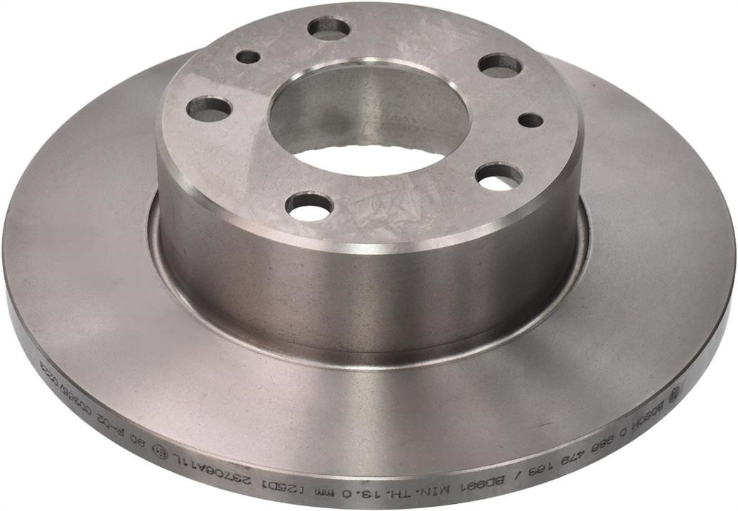 Bosch 0 986 479 163 Rear brake disc, non-ventilated 0986479163: Buy near me at 2407.PL in Poland at an Affordable price!