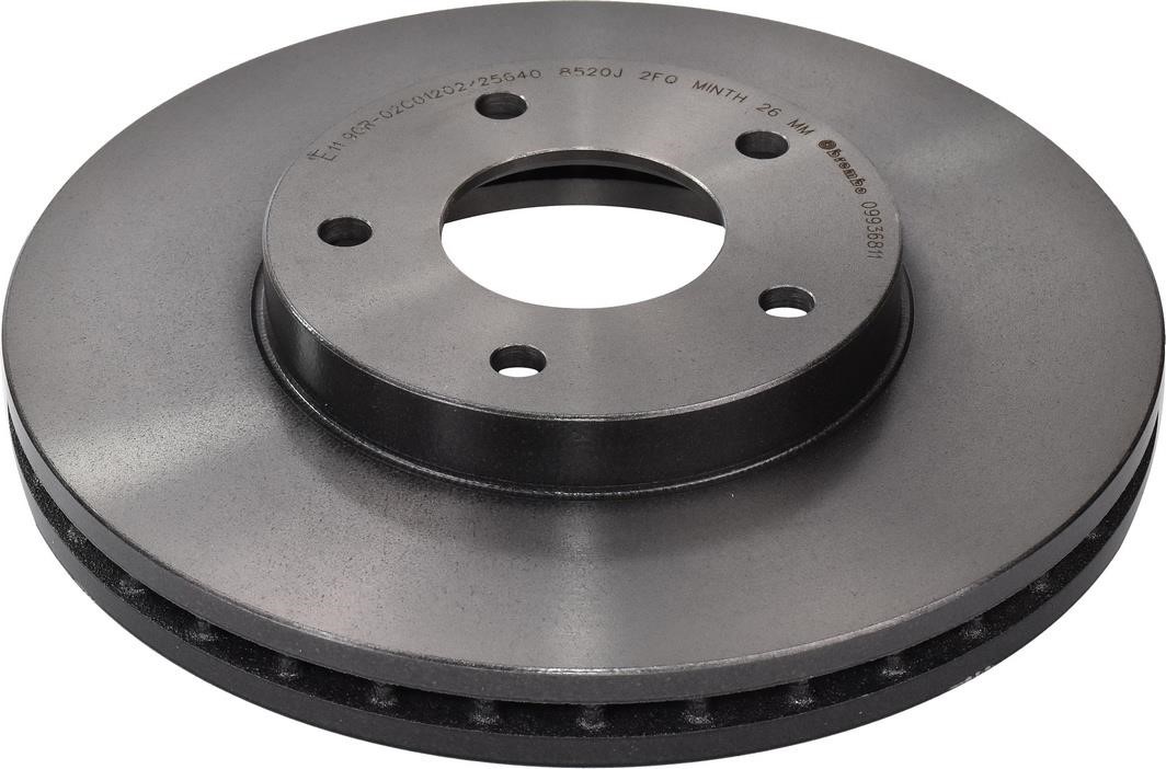 Brembo 09.9368.11 Ventilated disc brake, 1 pcs. 09936811: Buy near me in Poland at 2407.PL - Good price!