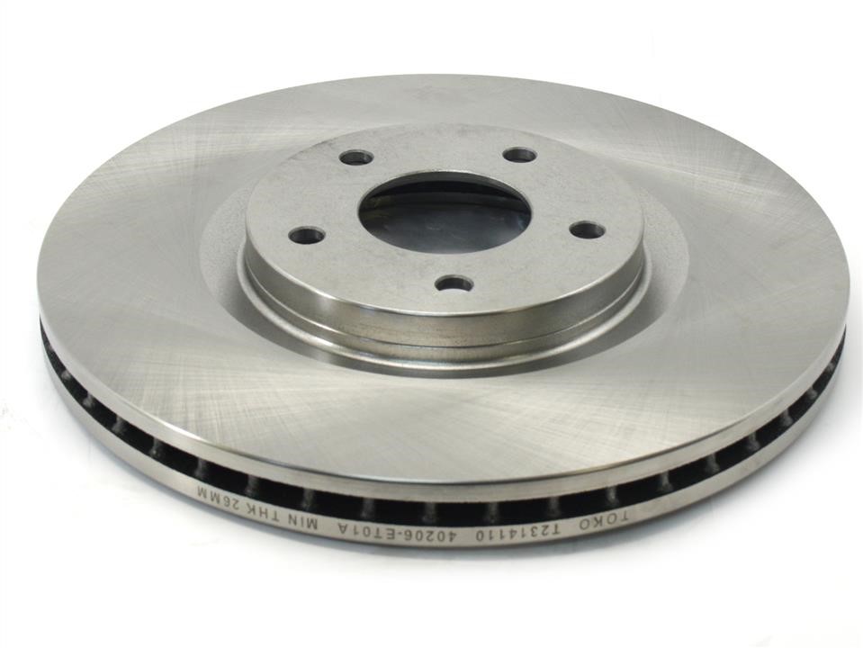 Toko T2314110 Front brake disc ventilated T2314110: Buy near me in Poland at 2407.PL - Good price!