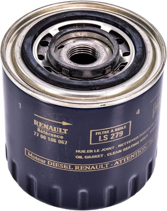 Renault 77 00 106 067 Oil Filter 7700106067: Buy near me in Poland at 2407.PL - Good price!