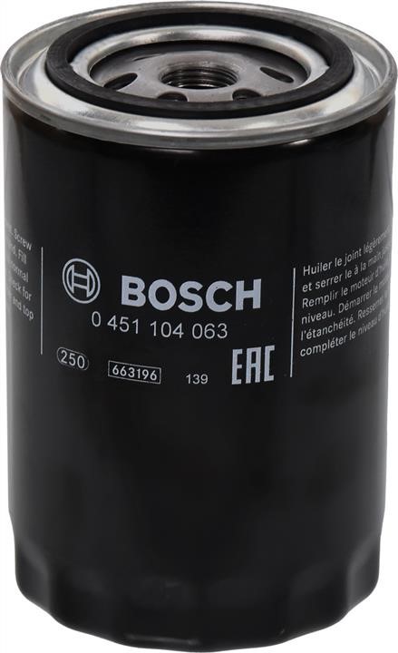 Bosch 0 451 104 063 Oil Filter 0451104063: Buy near me in Poland at 2407.PL - Good price!