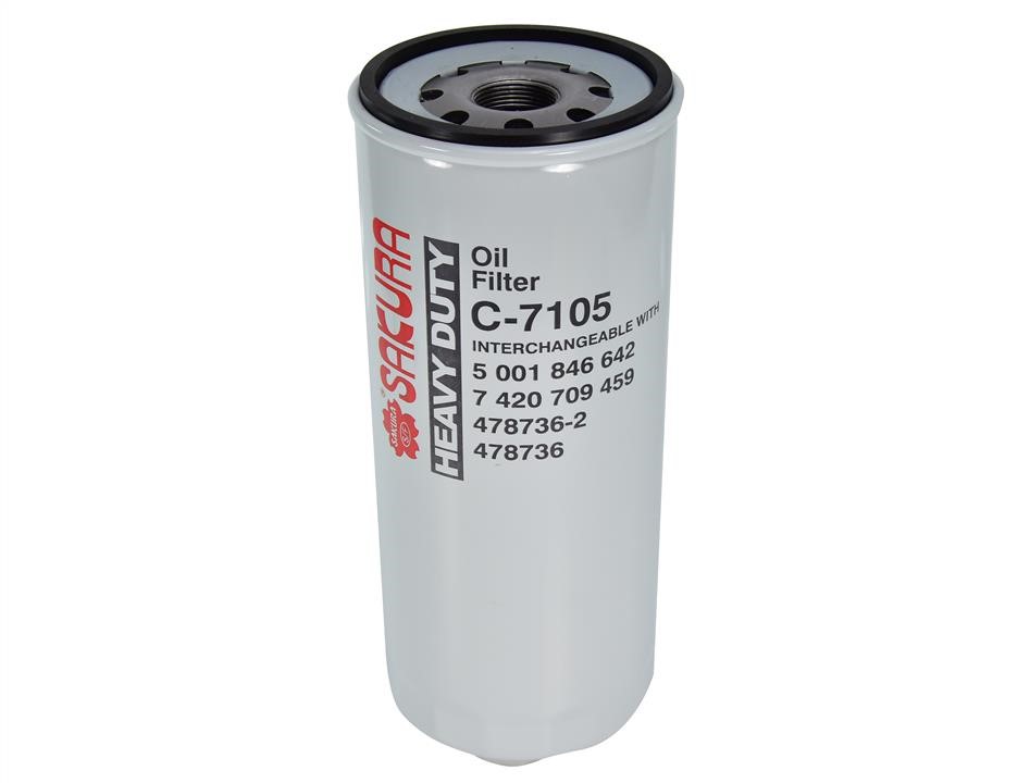 Sakura C-7105 Oil Filter C7105: Buy near me in Poland at 2407.PL - Good price!